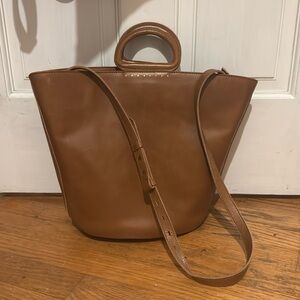 Madewell The Westport Tote - Crossbody Brown Leather Tote